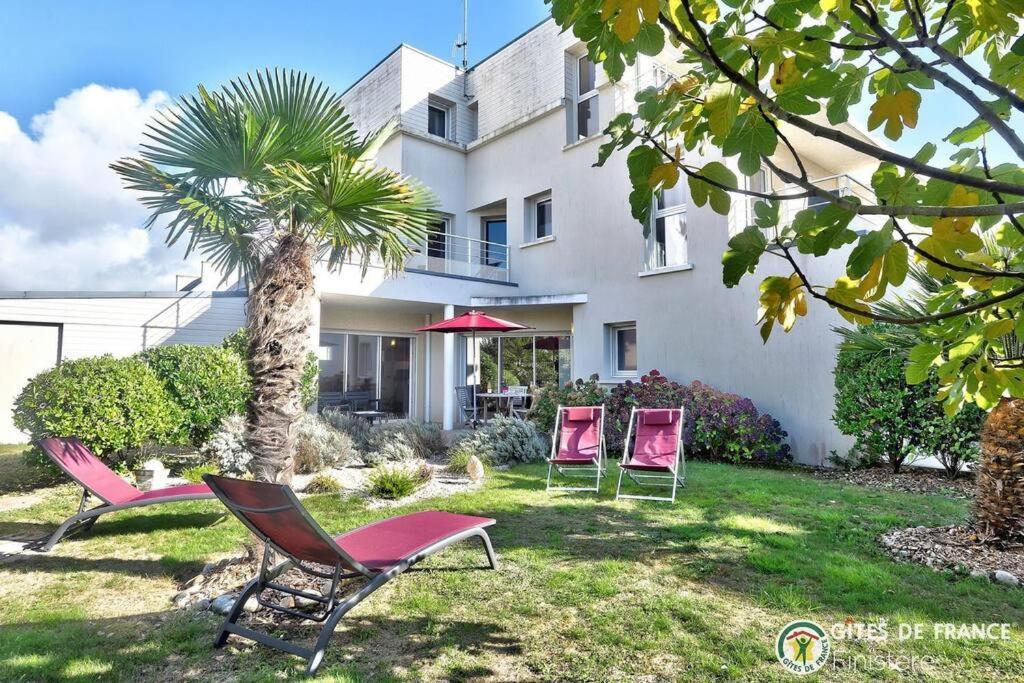 Localise - A80 - La Blanche - Cote Jardin - Plain-pied - Wifi Inclus - Draps Inclus - Animaux Bienvenue Apartment Guilvinec